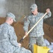 Old Guard soldiers prepare for Irene