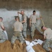 Old Guard soldiers prepare for Irene