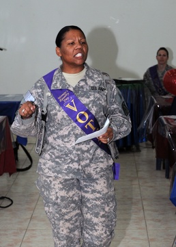 Soldiers celebrate women's equality