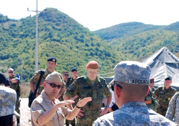 NATO Supreme Allied Commander Visits Kosovo, Jarinje Gate