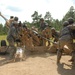 Command Sgt. Maj. Dwight Morrisey visits the 18th Fires Brigade