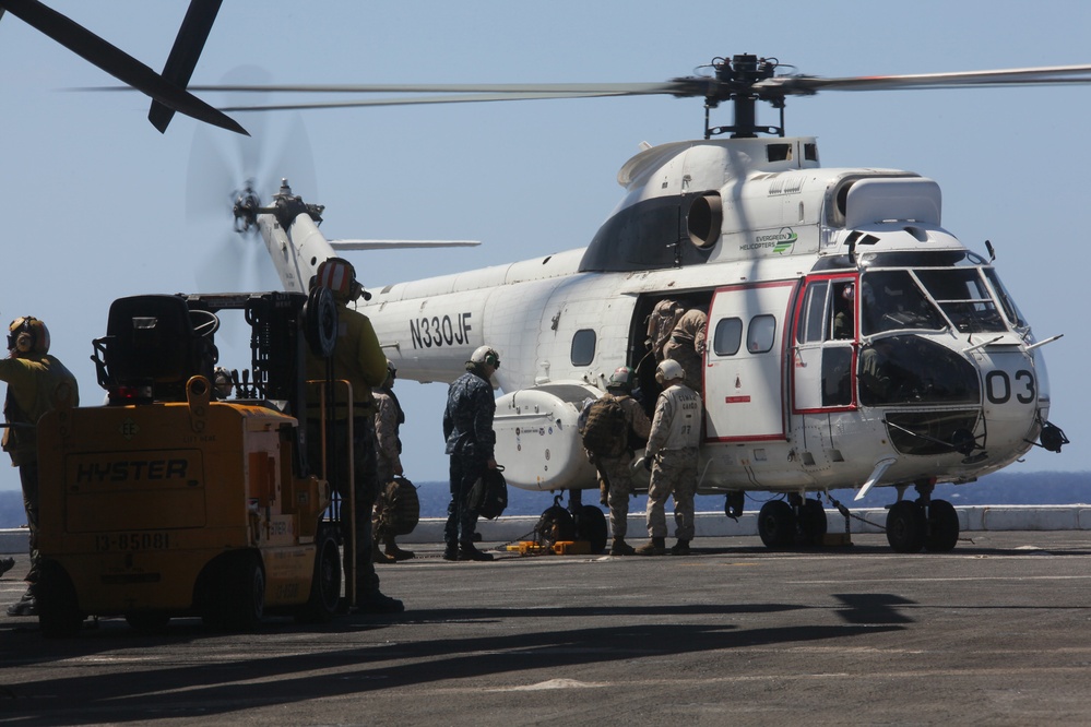USS Mesa Verde action