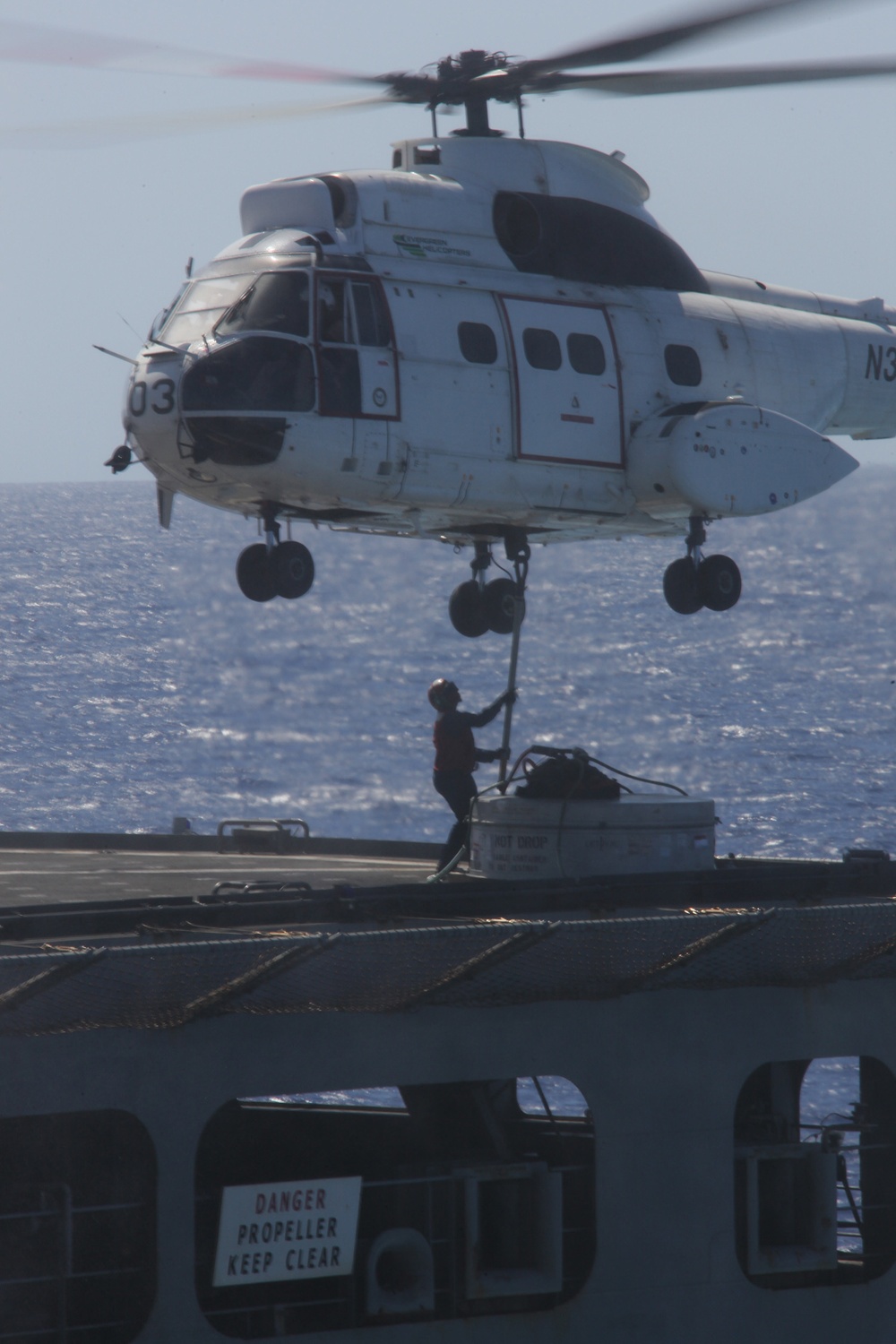 USS Mesa Verde action