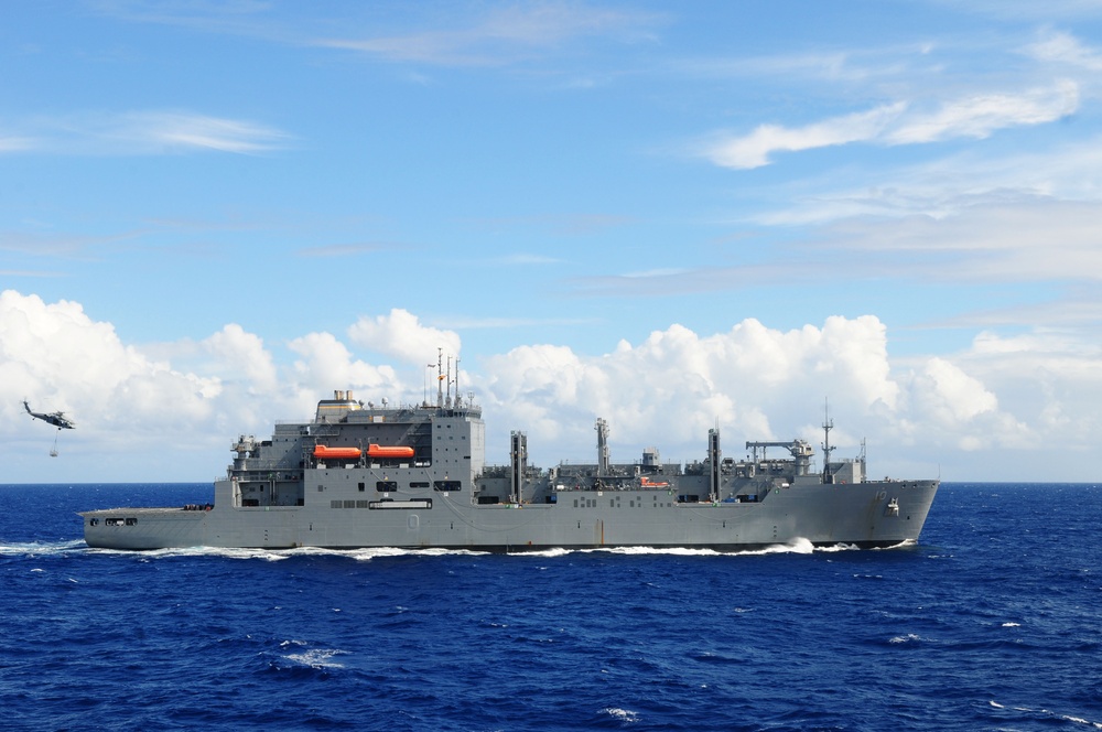 USS Ronald Reagan action