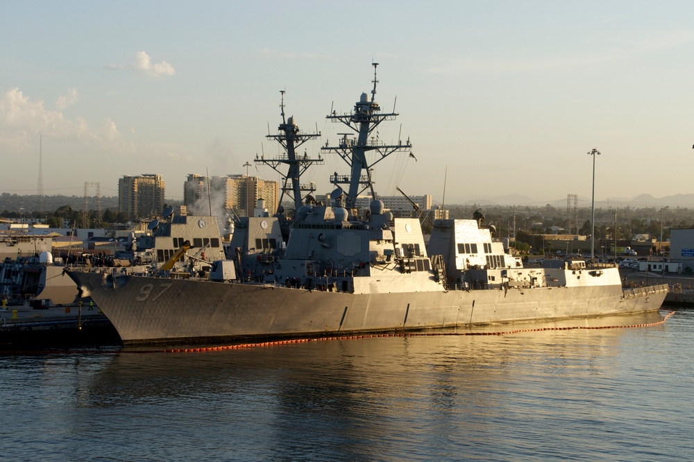USS Halsey in San Diego