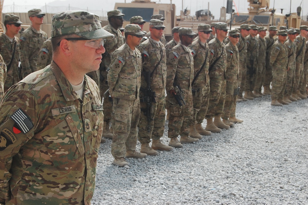 Change of command ceremony