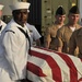 USS Whidbey Island burial at sea ceremony