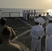 USS Whidbey Island burial at sea ceremony