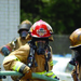 Former volunteer firefighter now a Marine