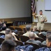 Master Chief Petty Officer of the Navy Rick D. West meets with sailors