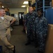 Master Chief Petty Officer of the Navy Rick D. West meets with sailors
