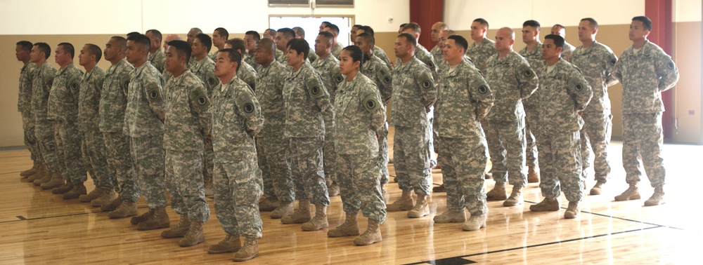 Company C, 1-207th Aviation Regiment deployment ceremony