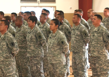 Company C, 1-207th Aviation Regiment deployment ceremony