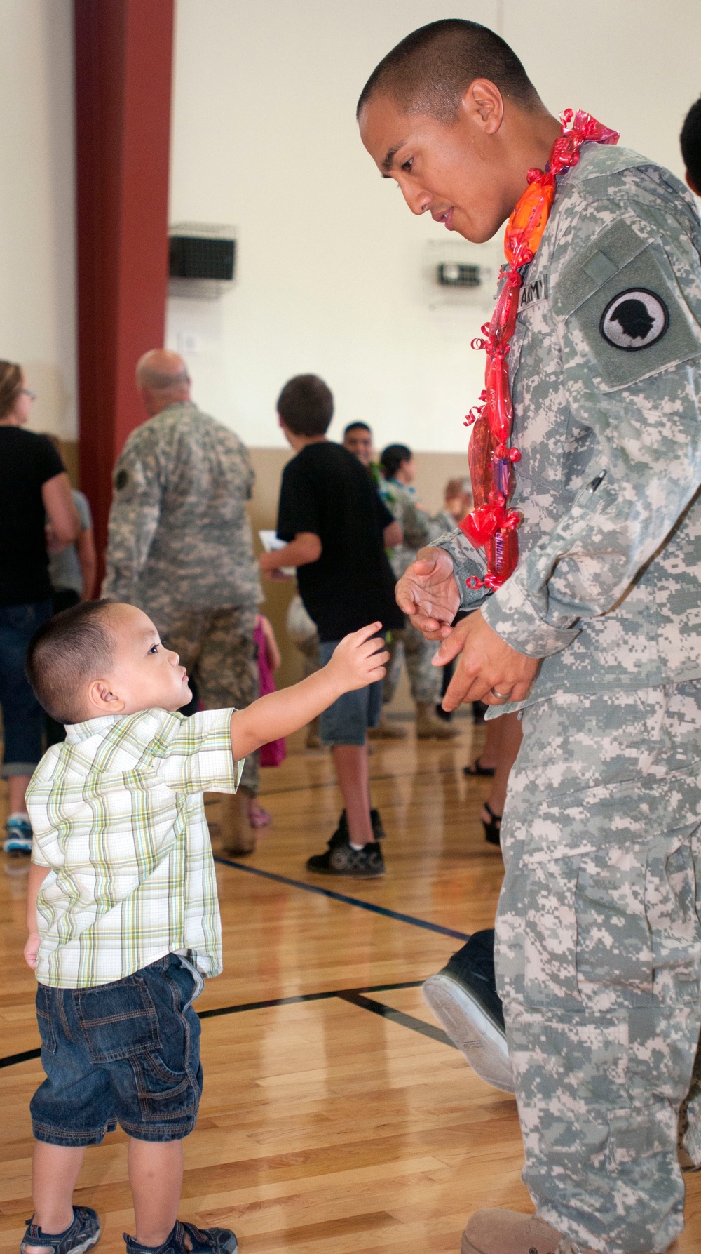 Company C, 1-207th Aviation Regiment deployment ceremony