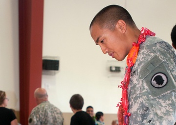 Company C, 1-207th Aviation Regiment deployment ceremony
