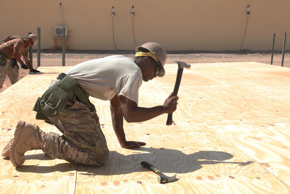 Camp Lawton construction