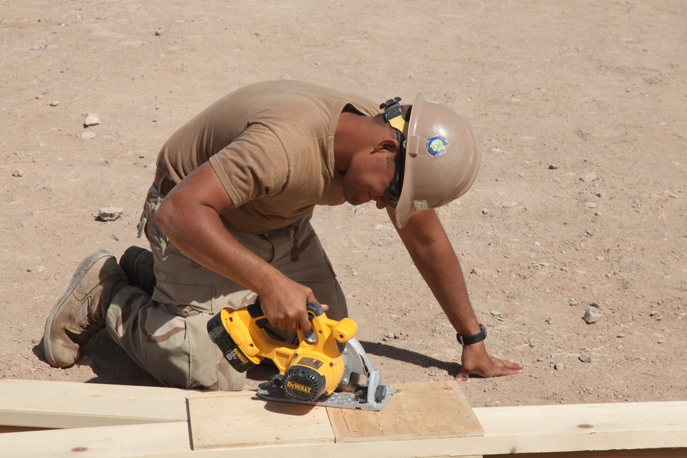 Camp Lawton construction