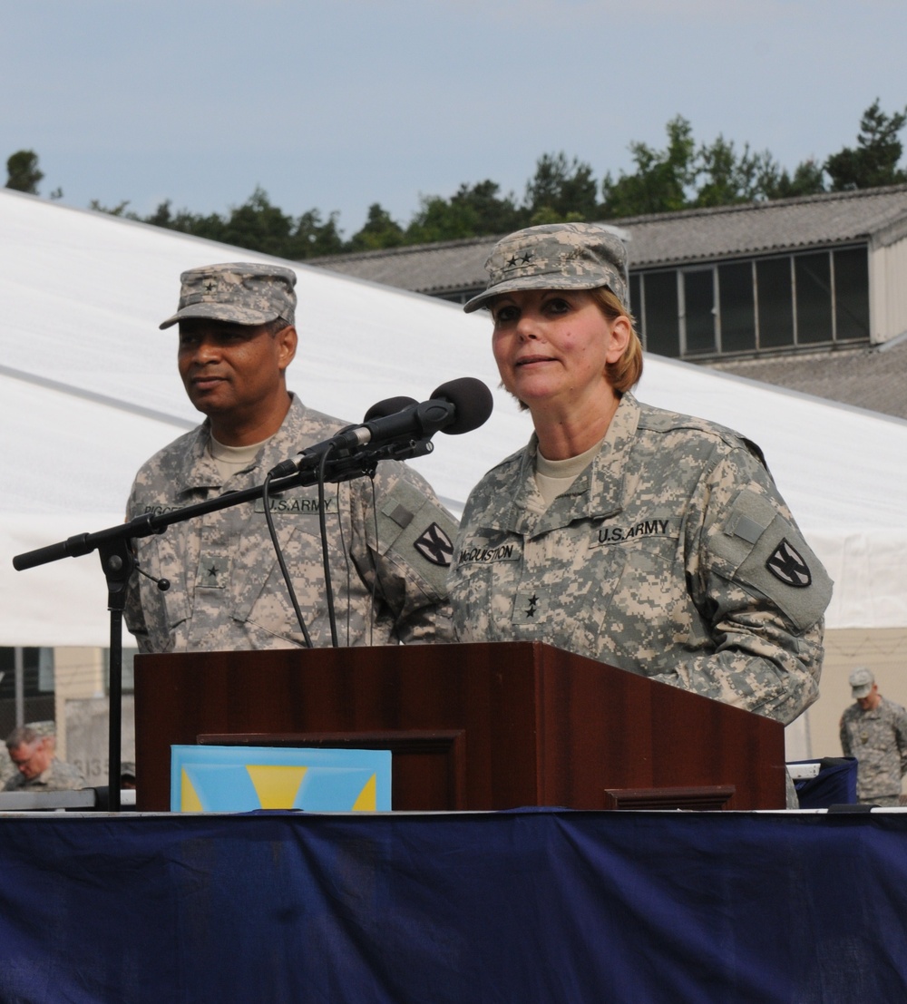 USAREUR’s largest sustainment command welcomes new commanding general