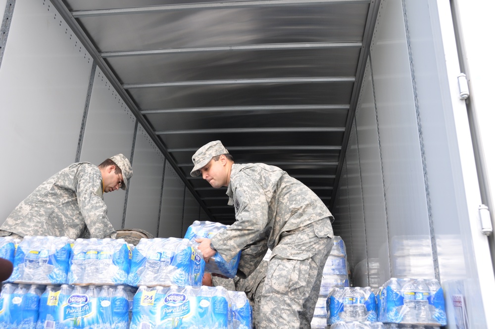 Vermont national Guard supports Tropical Storm Irene flood relief