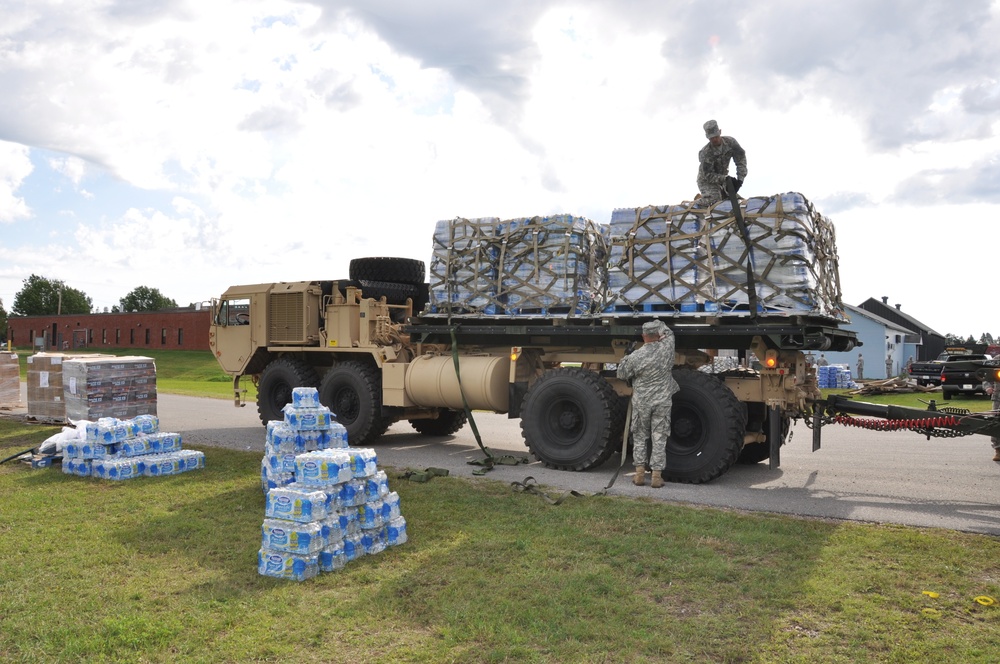 Vermont National Guard supports Irene flood relief