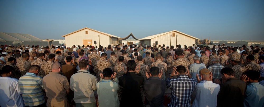 EID celebrated aboard Camp Leatherneck