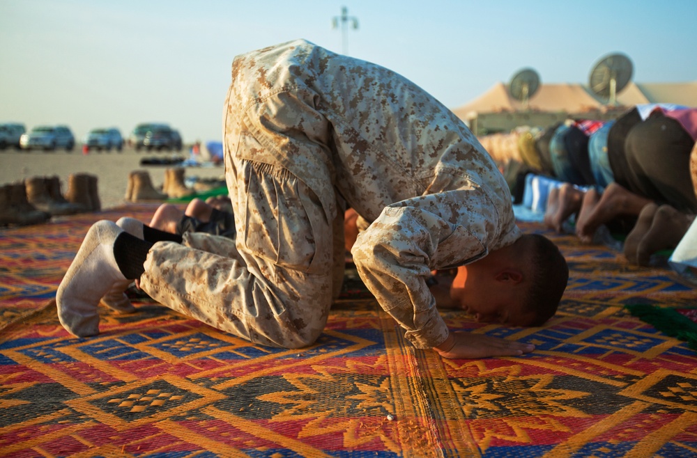 EID celebrated aboard Camp Leatherneck