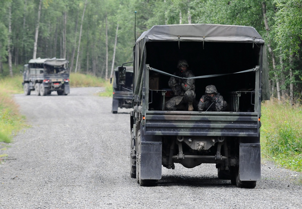 56th Engineer Company (Vertical) Convoy Operations