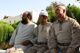 Navy Imam meets Sangin's religious leaders