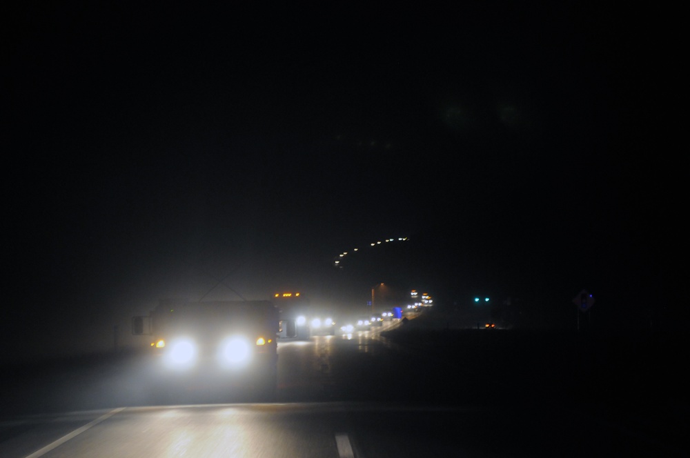 Maine National Guard convoy to support Vermont'S Hurricane Irene recovery