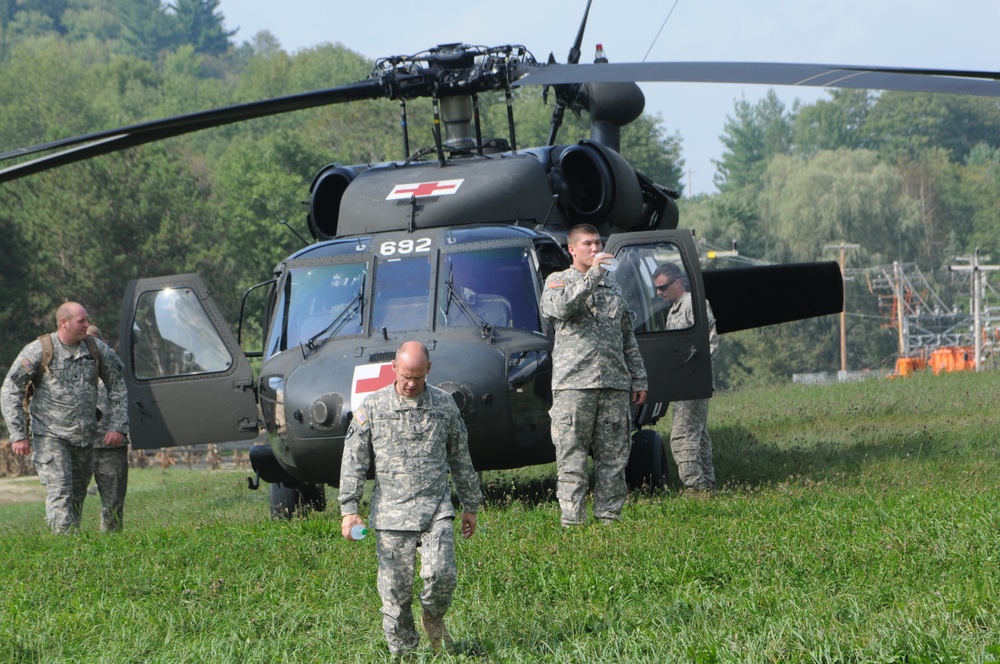 Vermont National Guard supports Irene flood relief