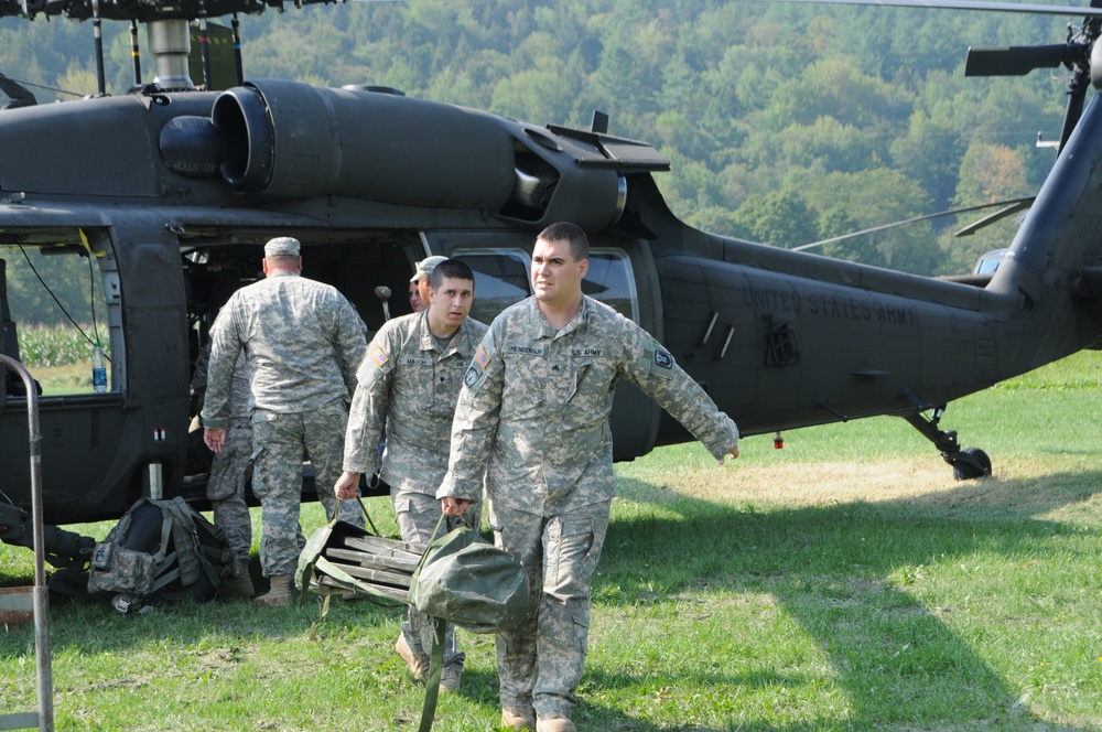 Vermont National Guard supports Irene flood relief