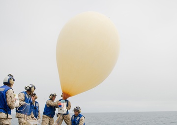 MEU launches communications balloon