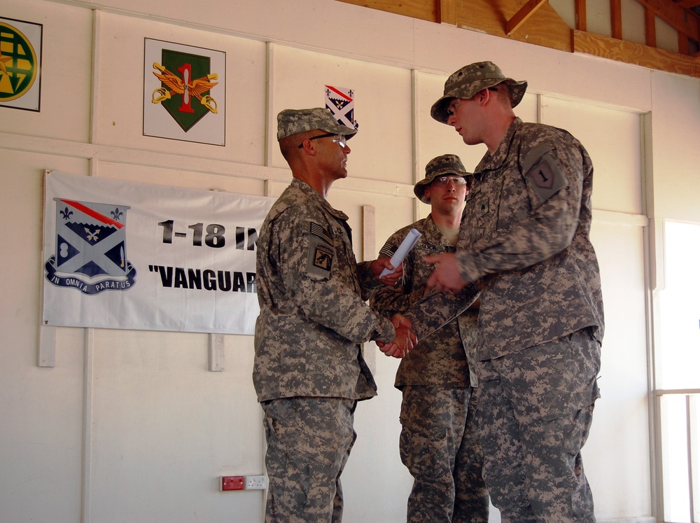 ‘Vanguard’ soldiers inducted into the non-commissioned officer corps