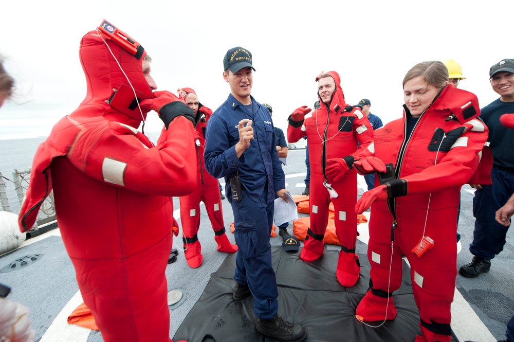 USCGC Forward departs Guinea