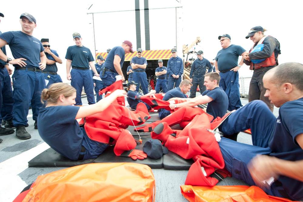 USCGC Forward departs Guinea