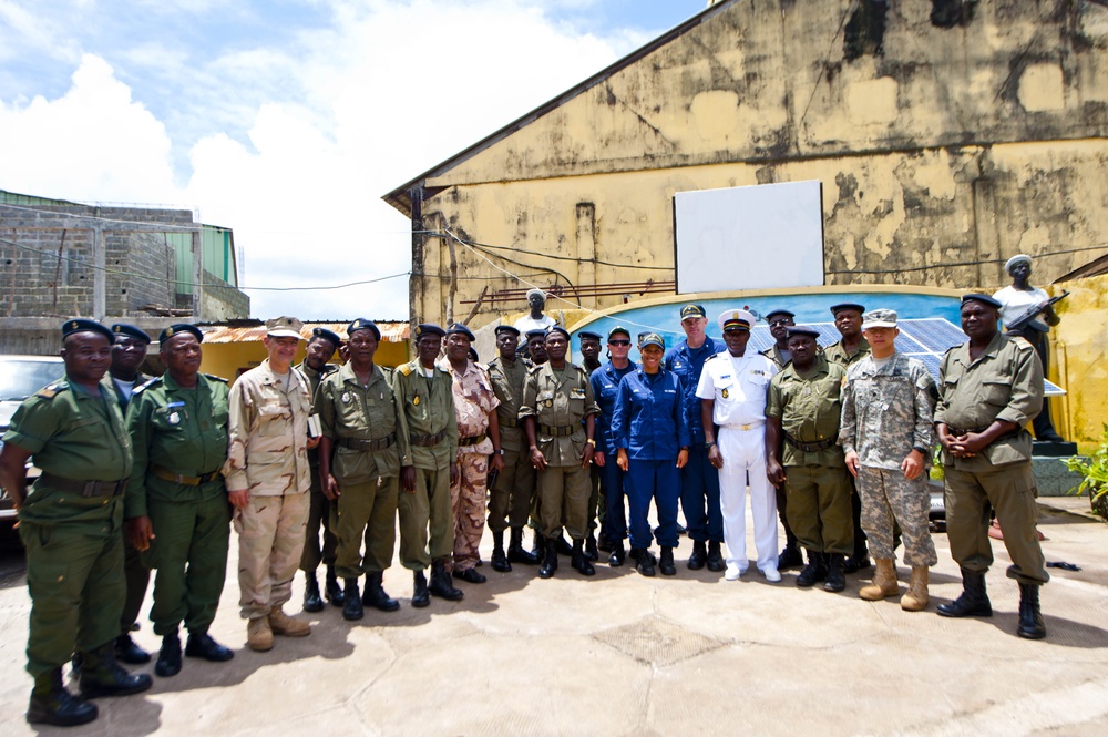 USCGC Forward crew arrives in Guinea