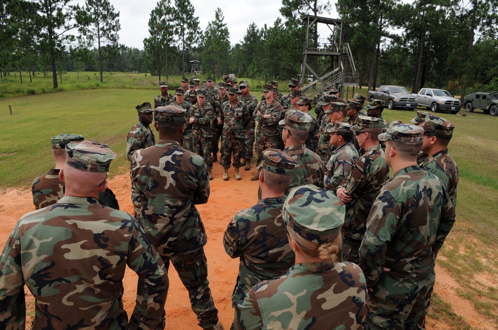 NMCB 11 at MK19 firing range