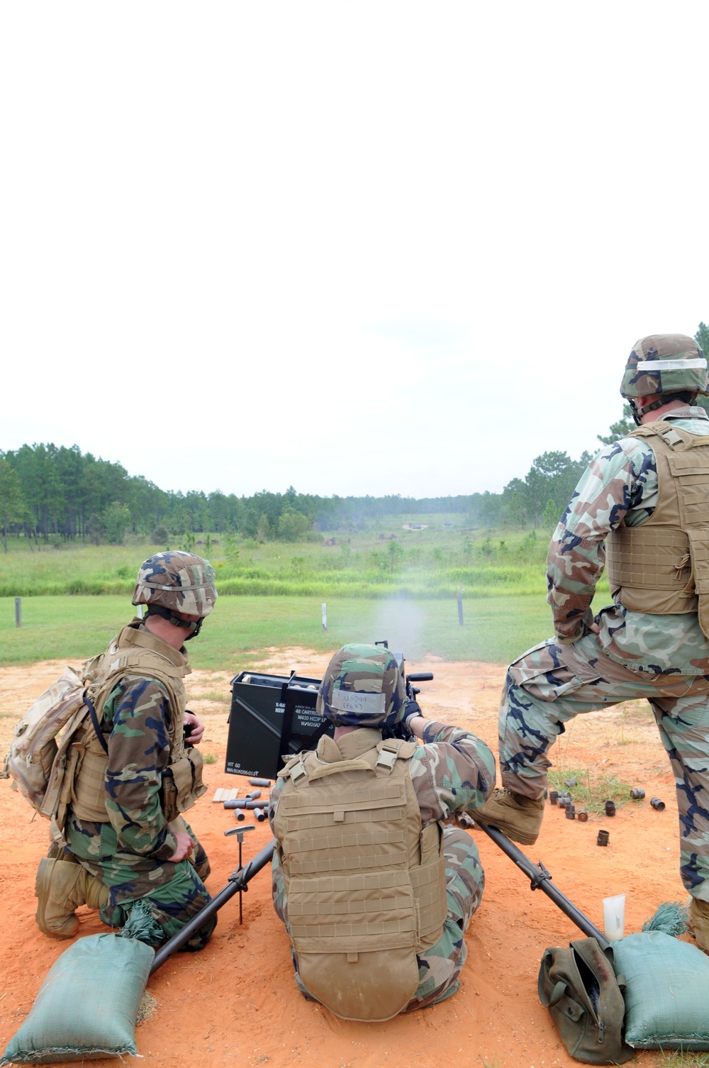 NMCB 11 at MK19 firing range