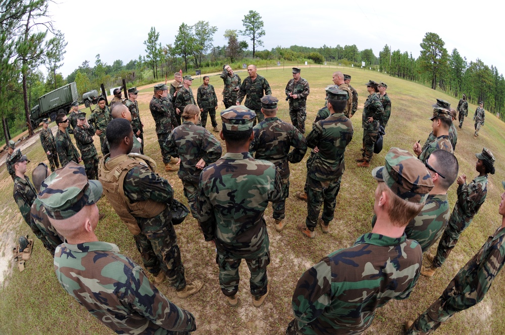 NMCB 11 at MK19 firing range