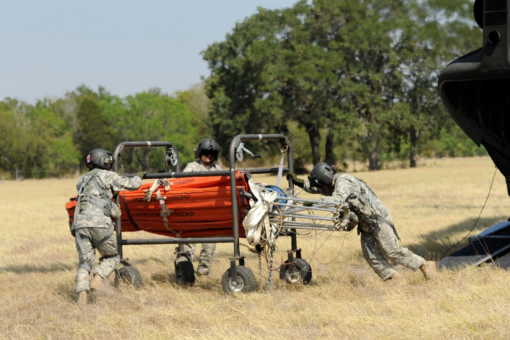 Texas National Guard Helicopters battle Bastrop blaze