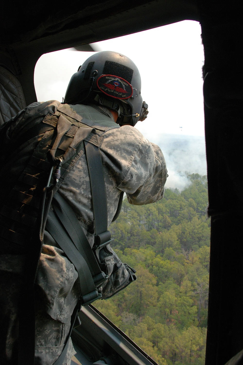 Texas National Guard helicopters battle Bastrop blaze