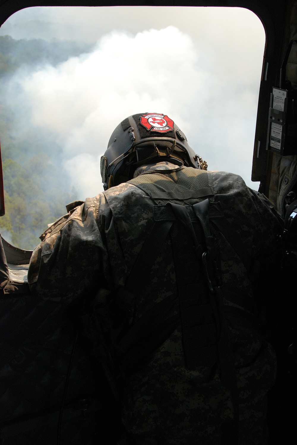 Texas National Guard helicopters battle Bastrop blaze