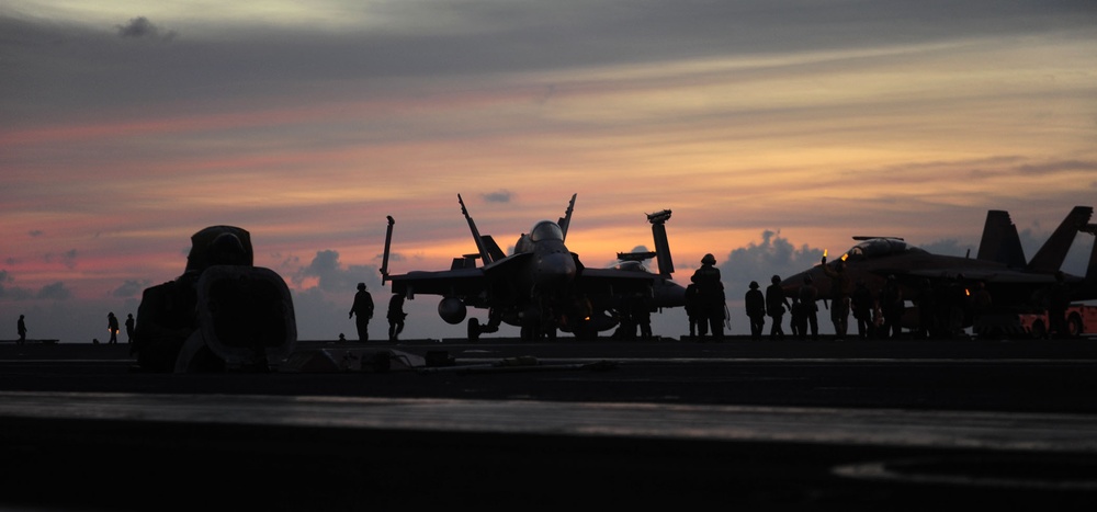 F/A-18F Super Hornet aboard USS John C. Stennis