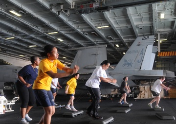 Step class aboard USS George H.W. Bush