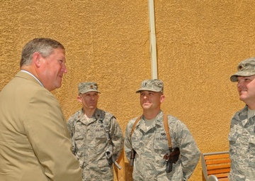 Secretary of the Air Force visits airmen at FOB Union III