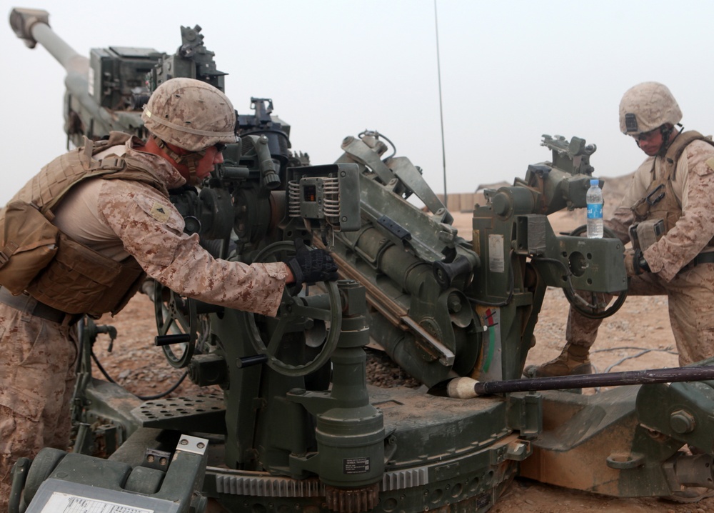 Artillery battery supports units, trains Afghans in Helmand