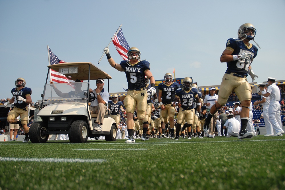 Navy football game
