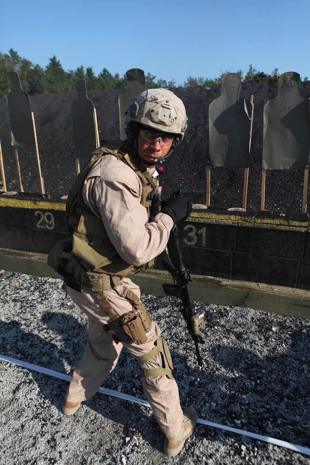 Marines fire thousands of rounds during Close Quarters Tactics Course