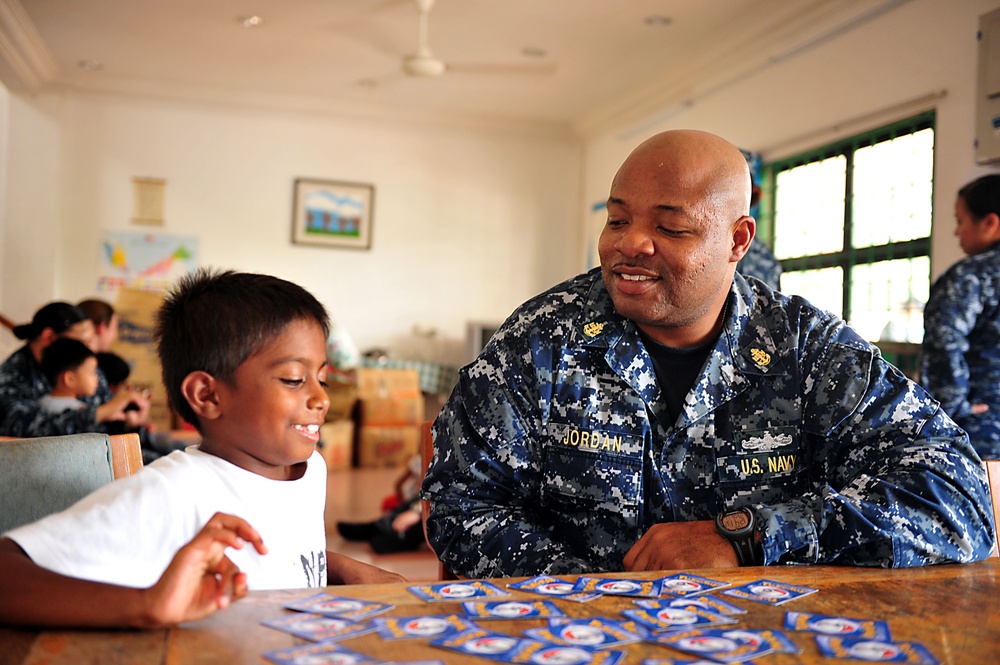 USS John C. Stennis community service event