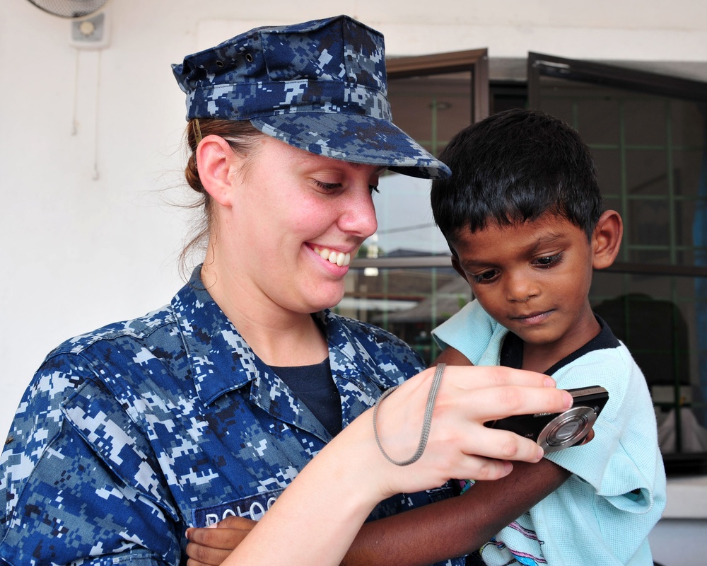 USS John C. Stennis community service event